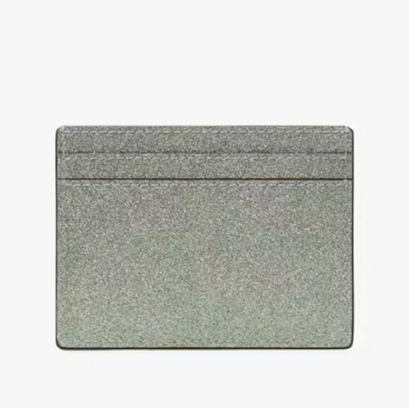 Kate Spade Kenzie Boxed Glitter Small Cardholder Wallet Bag Purse - Picture 13 of 13